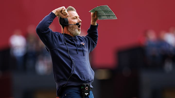 Somehow this photo sums up the state of the Matt Eberflus era right now.