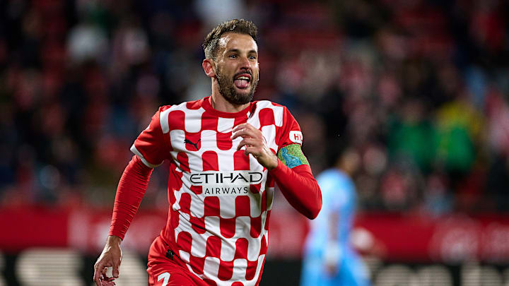 Girona captain Cristhian Stuani was the main man in their triumph over Mallorca.