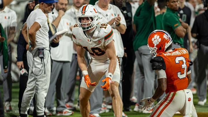 Cooper Barkate, Miami Hurricanes, Elliot Washington II, Clemson Tigers