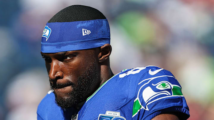 Dareke Young of the Seattle Seahawks Dareke Young of the Seattle Seahawks