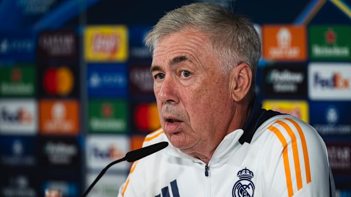 Real Madrid C.F. Training Session And Press Conference - UEFA Champions League 2024/25 League Phase