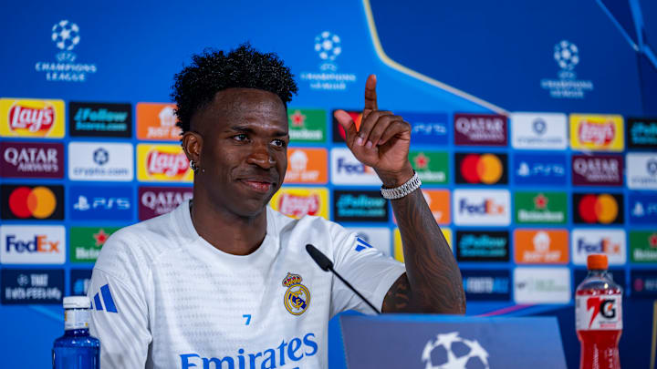 Real Madrid CF Training Session And Press Conference - UEFA Champions League 2025/26 Quarter-Final Real Madrid CF Training Session And Press Conference - UEFA Champions League 2025/26 Quarter-Final