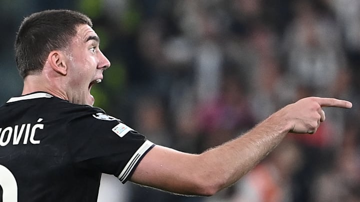 Juventus hero Dusan Vlahovic helped to earn a precious Champions League point