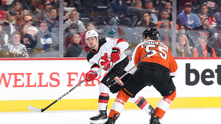 The Flyers are riding a season-high eight game point streak, but have lost their last two games against the Devils.