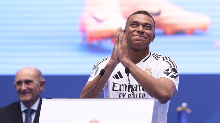 Real Madrid Unveils New Signing Kylian Mbappe