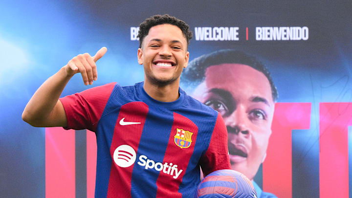 FC Barcelona Unveil New Signing Victor Roque FC Barcelona Unveil New Signing Victor Roque