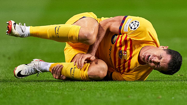 Robert Lewandowski est sorti sur blessure contre Porto