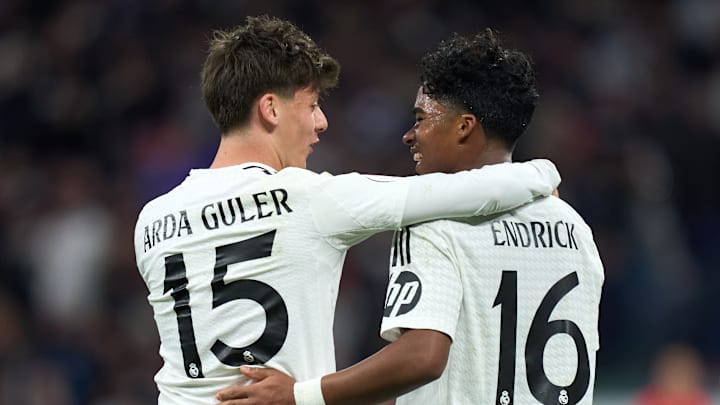Arda Güler et Endrick, peu de temps de jeu cette saison au Real Madrid
