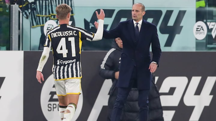 Hans Nicolussi Caviglia e Massimiliano Allegri