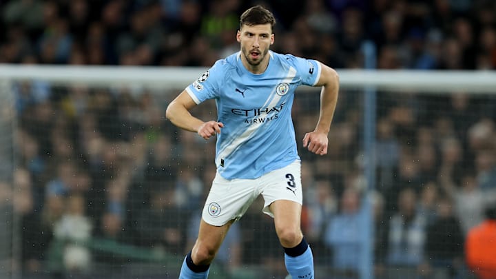 Rúben Dias no pudo recuperarse para jugar la EFL Cup 