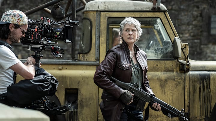 BTS, Melissa McBride as Carol Peletier - The Walking Dead: Daryl Dixon _ Season 2, Episode 5 - Photo Credit: Emmanuel Guimier/AMC