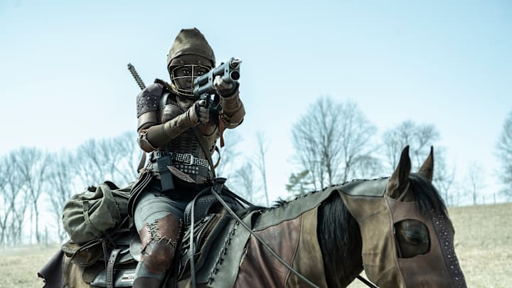 Danai Gurira as Michonne - The Walking Dead: The Ones Who Live _ Season 1, Episode 2 - Photo Credit: Gene Page/AMC
