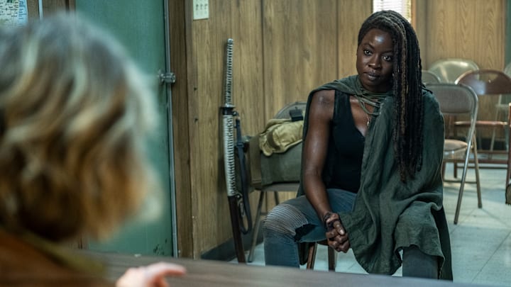 Danai Gurira as Michonne - The Walking Dead: The Ones Who Live _ Season 1, Episode 2 - Photo Credit: Gene Page/AMC