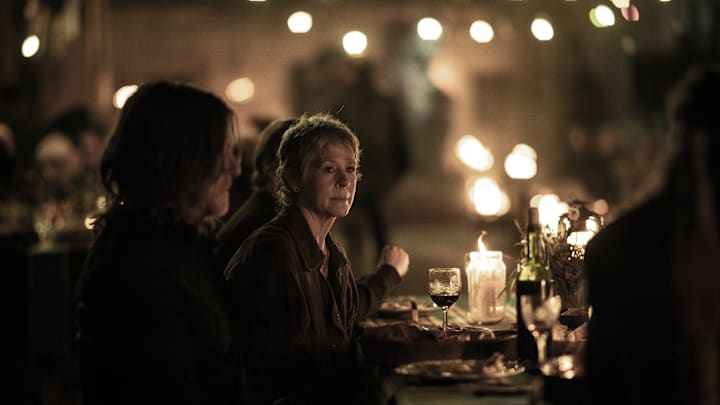 Melissa McBride as Carol Peletier, Norman Reedus as Daryl Dixon - The Walking Dead: Daryl Dixon _ Season 3 - Photo Credit: Manuel Fernandez-Valdes/AMC