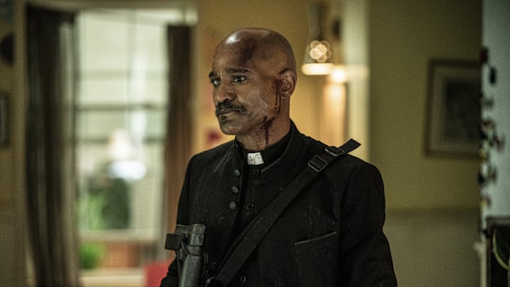 Seth Gilliam as Father Gabriel Stokes - The Walking Dead _ Season 11, Episode 24 - Photo Credit: Jace Downs/AMC