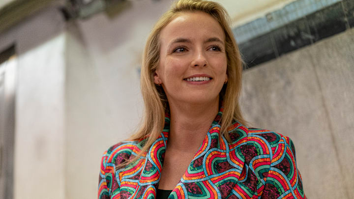 Jodie Comer as Villanelle - Killing Eve _ Season 3, Episode 8 - Photo Credit: Laura Radford/BBCAmerica/Sid Gentle