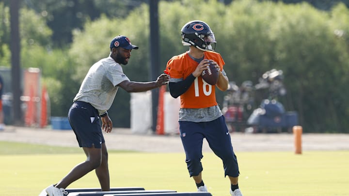 How will Caleb Williams look in his first season under Ben Johnson.