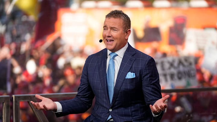 ESPN analyst Kirk Herbstreit made his College GameDay prediction for one of Week 3's most competitive matchups-- Ole Miss vs. Arkansas.