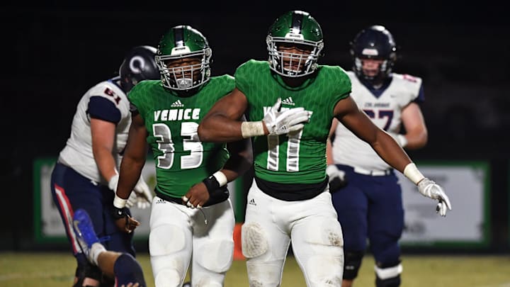 Venice High defeated Miami Columbus 35-7 to win the Class 8A semi-final Friday night in Venice.

Sar Fbh Venice 015