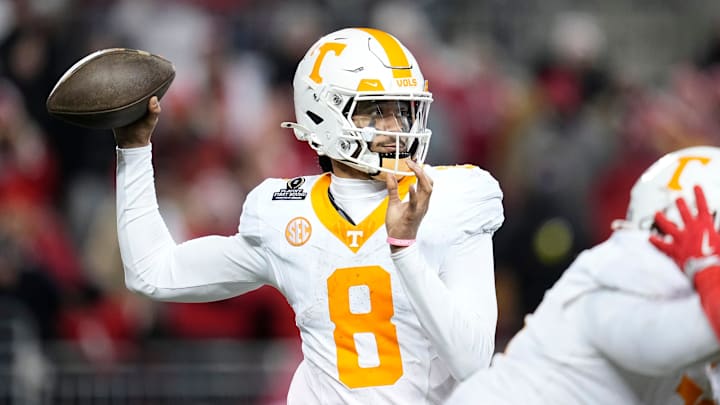 Tennessee Volunteers quarterback Nico Iamaleava threw for 2,616 yards and 19 touchdowns during the 2024 season.