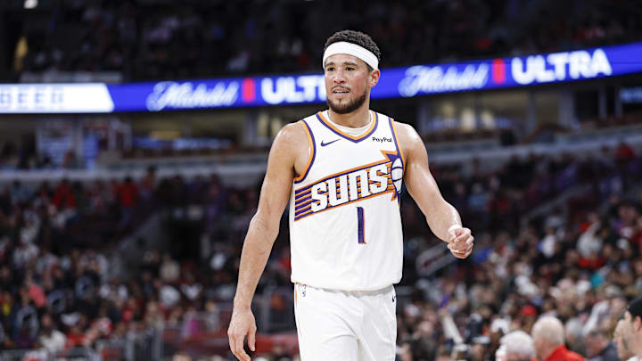 Phoenix Suns guard Devin Booker is a solid prop target on April 8. 