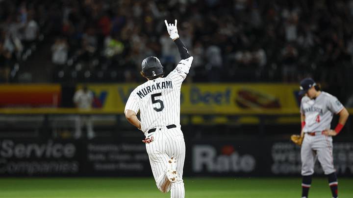 May 26, 2026; Chicago, Illinois, USA; Chicago White Sox first baseman Munetaka Murakami (5) rounds the bases after hitting a two-run home run against the Minnesota Twins during the eight inning at Rate Field. Mandatory Credit: Kamil Krzaczynski-Imagn Images May 26, 2026; Chicago, Illinois, USA; Chicago White Sox first baseman Munetaka Murakami (5) rounds the bases after hitting a two-run home run against the Minnesota Twins during the eight inning at Rate Field. Mandatory Credit: Kamil Krzaczynski-Imagn Images