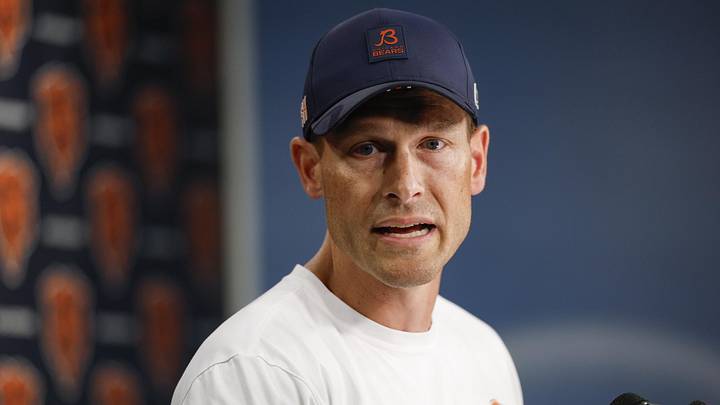Chicago Bears head coach Ben Johnson