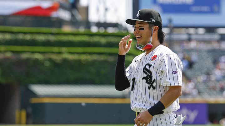 May 25, 2026; Chicago, Illinois, USA; Chicago White Sox right fielder Rikuu Nishida (51) smiles before a baseball game against the Minnesota Twins at Rate Field. Mandatory Credit: Kamil Krzaczynski-Imagn Images