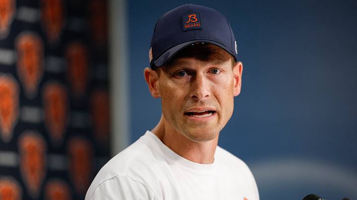Chicago Bears head coach Ben Johnson