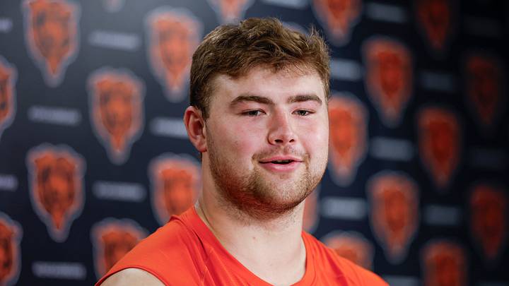 Chicago Bears offensive line Ozzy Trapilo