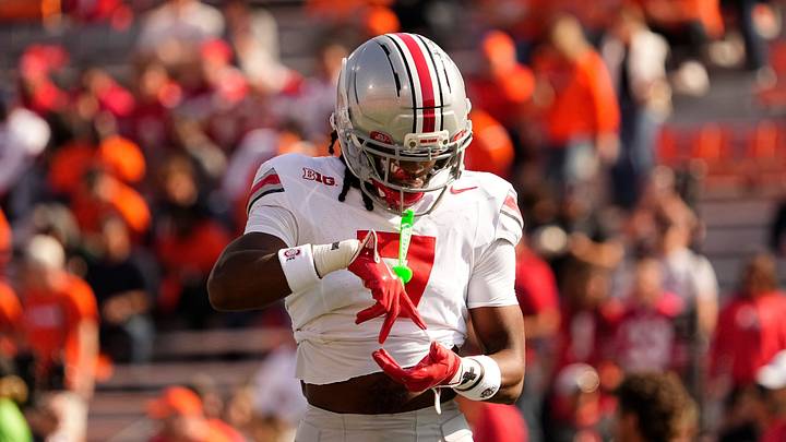 Ohio State cornerback Jermaine Mathews Jr. dances during warmups prior to a game at Illinois on Oct. 11. Ohio State cornerback Jermaine Mathews Jr. dances during warmups prior to a game at Illinois on Oct. 11.