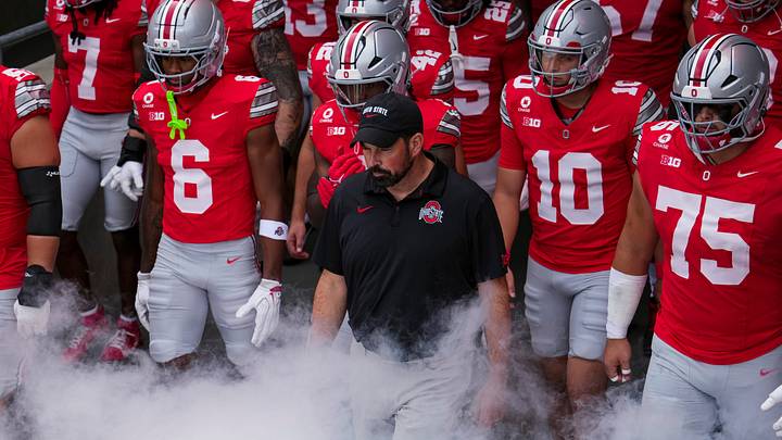 Ohio State and Ryan Day won 59-3 in Week 3... and fell down a spot in the AP poll. Ohio State and Ryan Day won 59-3 in Week 3... and fell down a spot in the AP poll.