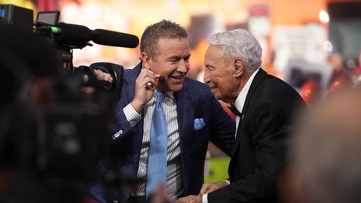 Kirk Herbstreit shown here with long-time College GameDay partner Lee Corso, has risen to stardom with CGD. Kirk Herbstreit shown here with long-time College GameDay partner Lee Corso, has risen to stardom with CGD.