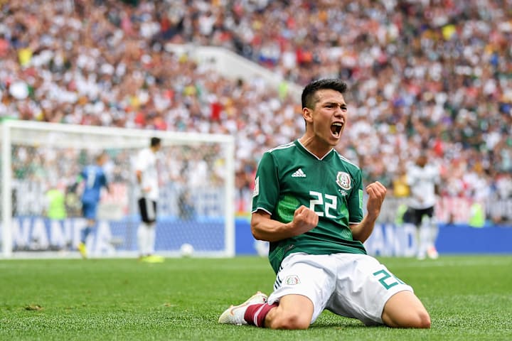 Hirving Lozano ฉลองประตูของเขาที่ทำใส่เยอรมนี