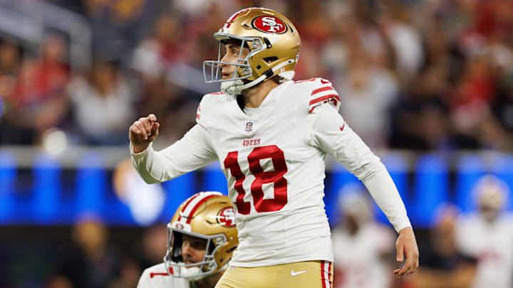 San Francisco 49ers kicker Eddy Pineiro