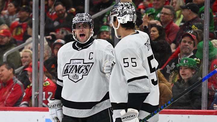 Anze Kopitar, Quinton Byfield, Los Angeles Kings