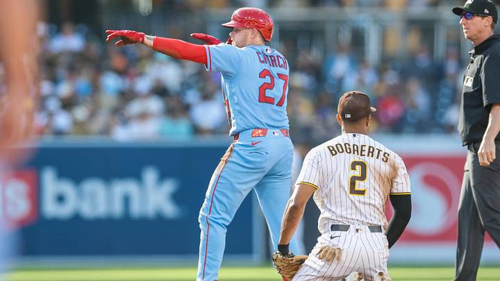 St. Louis Cardinals center fielder Nathan Church