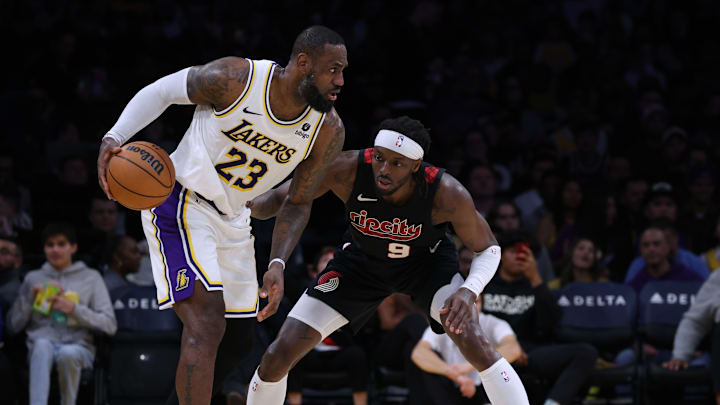Portland Trail Blazers v Los Angeles Lakers