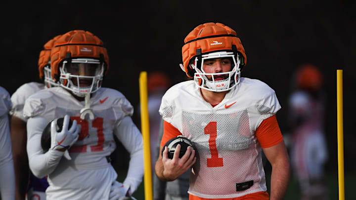 Will Shipley and the Clemson Football Tigers prepare to face the Kentucky Wildcats in the 2023 Gator Bowl.