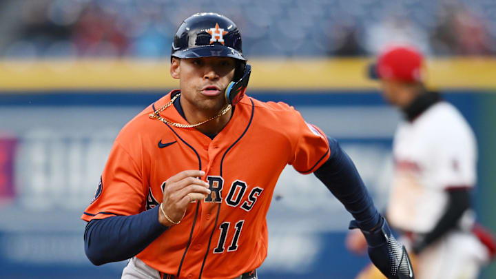 Houston Astros right fielder Cam Smith
