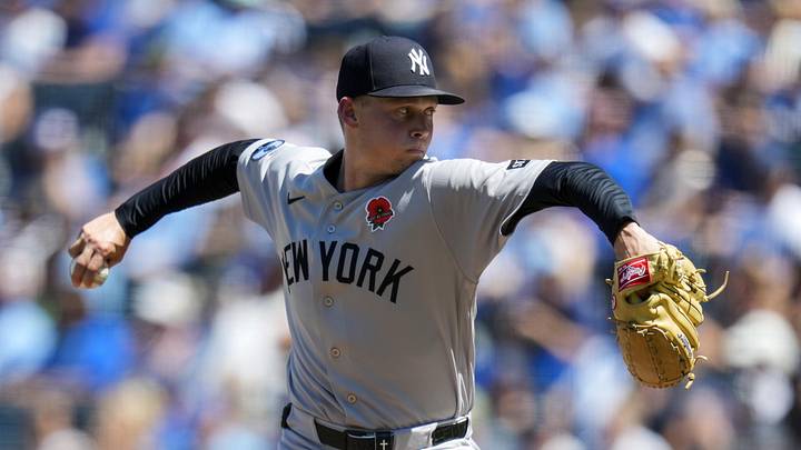 May 25, 2026; Kansas City, Missouri, USA; New York Yankees pitcher Will Warren (29) pitches during the first inning against the Kansas City Royals at Kauffman Stadium. Mandatory Credit: Jay Biggerstaff-Imagn Images May 25, 2026; Kansas City, Missouri, USA; New York Yankees pitcher Will Warren (29) pitches during the first inning against the Kansas City Royals at Kauffman Stadium. Mandatory Credit: Jay Biggerstaff-Imagn Images