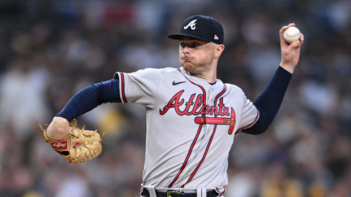 Atlanta Braves relief pitcher Sean Newcomb