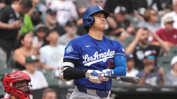 Jun 13, 2026; Chicago, Illinois, USA; Los Angeles Dodgers two-way player Shohei Ohtani (17) hits a home run against the Chicago White Sox during the first inning at Rate Field. Mandatory Credit: David Banks-Imagn Images Jun 13, 2026; Chicago, Illinois, USA; Los Angeles Dodgers two-way player Shohei Ohtani (17) hits a home run against the Chicago White Sox during the first inning at Rate Field. Mandatory Credit: David Banks-Imagn Images