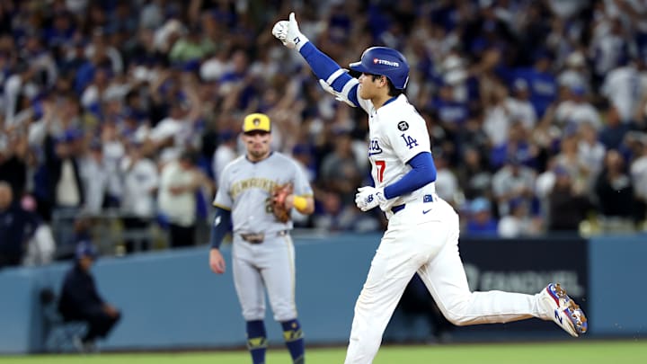 National League Championship Series - Milwaukee Brewers v Los Angeles Dodgers - Game Four National League Championship Series - Milwaukee Brewers v Los Angeles Dodgers - Game Four