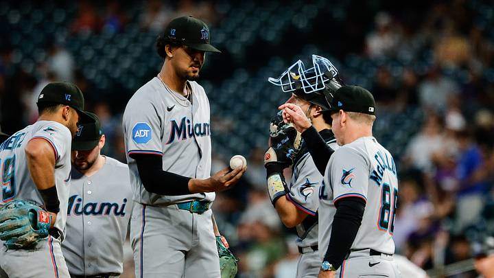 Marlins starting pitcher Eury Perez on Sunday didn't get the chance to finish his perfect game. Marlins starting pitcher Eury Perez on Sunday didn't get the chance to finish his perfect game.