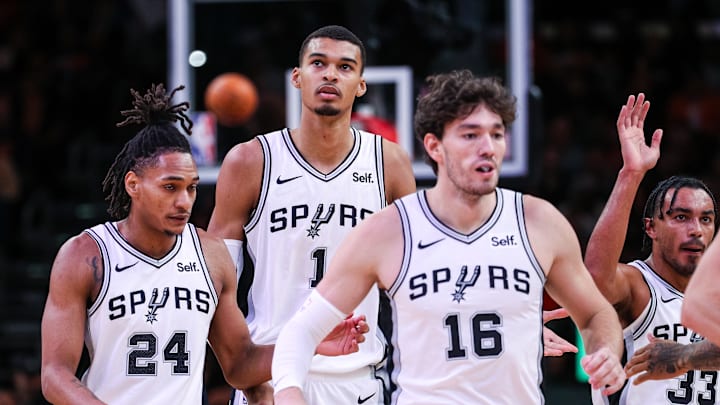 Devin Vassell, Victor Wembanyama, Cedi Osman