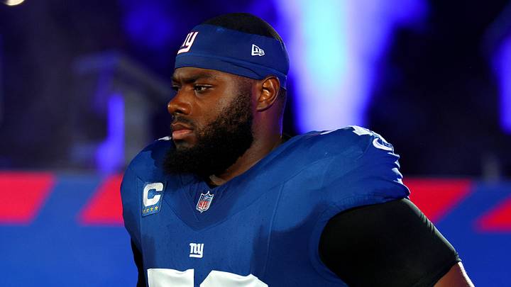 New York Giants offensive tackle Andrew Thomas New York Giants offensive tackle Andrew Thomas