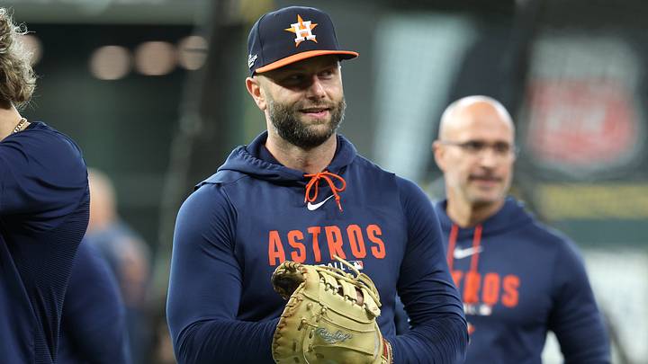 Houston Astros first baseman Christian Walker (8).  Mandatory Credit: Troy Taormina-Imagn Images
