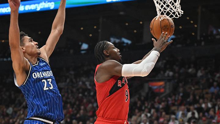 RJ Barrett and the Raptors are home favorites against the Magic. RJ Barrett and the Raptors are home favorites against the Magic.