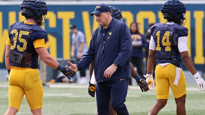 West Virginia University head coach Rich Rodriguez
